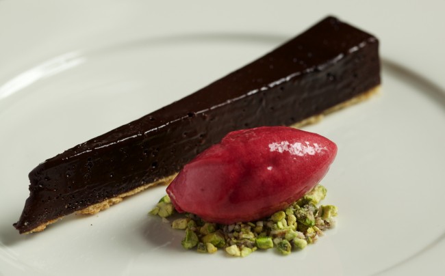 Acorn Vegetarian Kitchen is a must-visit, the chocolate tart a must-try nded | Courtesy of Acorn Vegetarian Kitchen