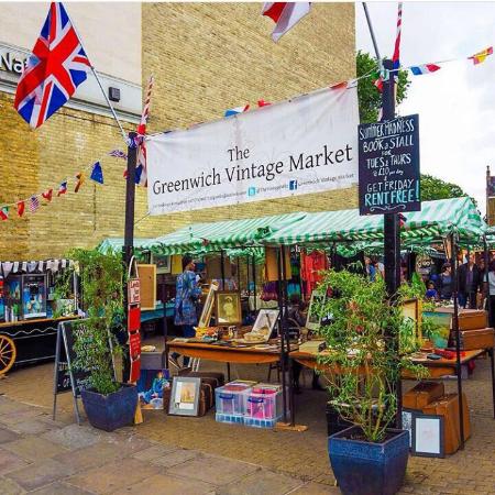 The entrance to Greenwich Vintage Market | courtesy of Greenwich Vintage Market