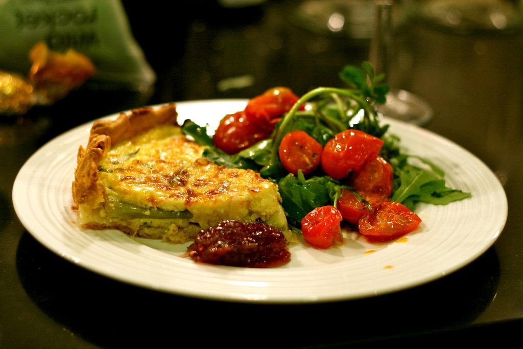 vegetarian tart ©Kirsten Loza