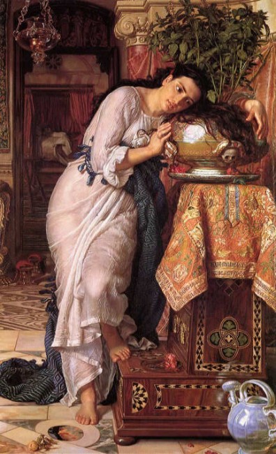 Holman Hunt, Isabella and the Pot of Basil, 187 x 116 cm, Laing Art Gallery, 1867 | © Paul Barlow/WikiCommons