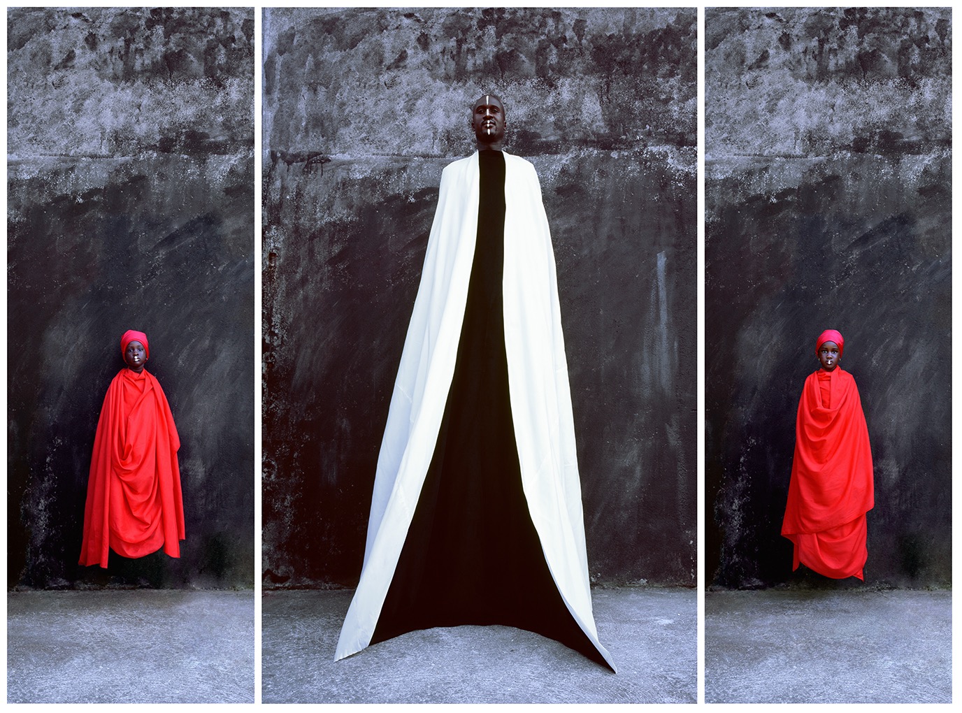 Mohamed & Daughter 2009, Lambda print, triptych | © Maïmouna Guerresi, Courtesy Mariane Ibrahim Gallery, Seattle