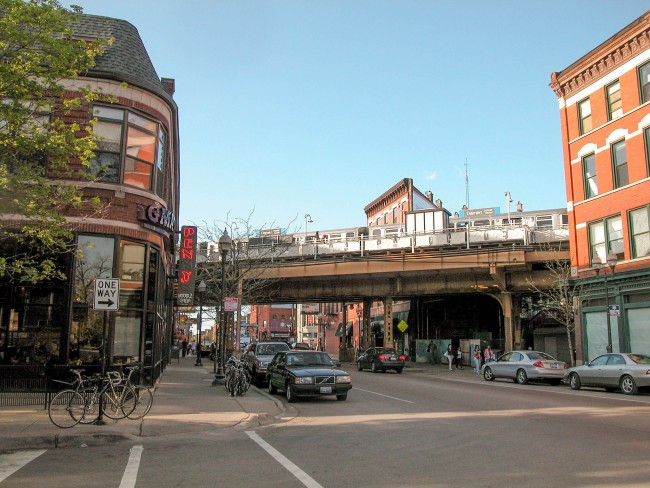 Damen Avenue in Wicker Park | © David Wilson/Flickr