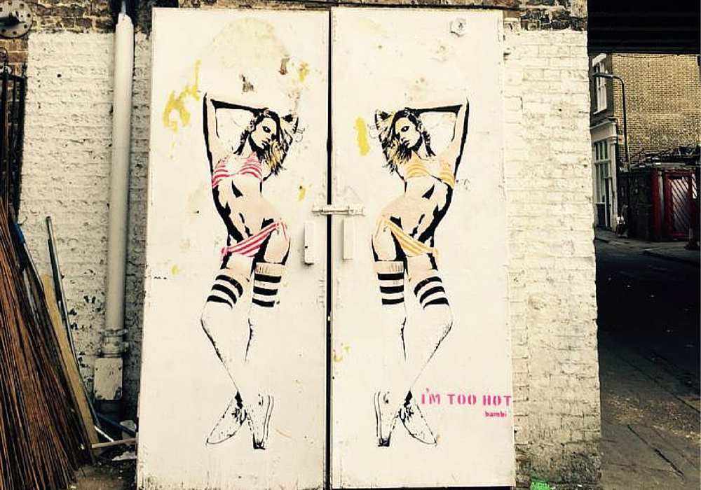 I Am Too Hot For My Burka | © Bambi Street Artist/Facebook