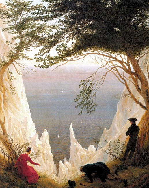 Friedrich, Chalk Cliffs on Rügen, 90.5 x 71 cm, Museum Oskar Reinhart, 1818 | © The Herald/WikiCommons