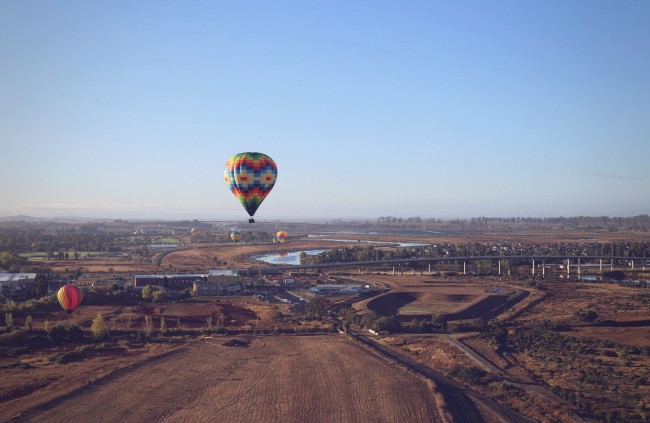 Hot Air Balloons over Napa Valley © Halyna Yakubovich/Flickr