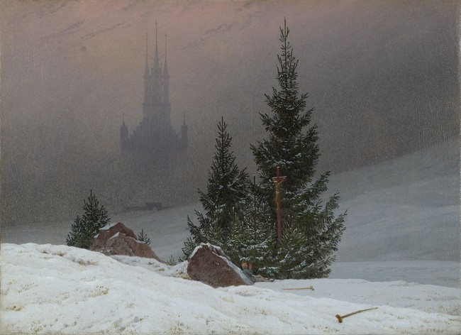 Friedrich, Winter Landscape, 32.5 x 45 cm, The National Gallery, c. 1811 | © Boo-Boo Baroo/WikiCommons