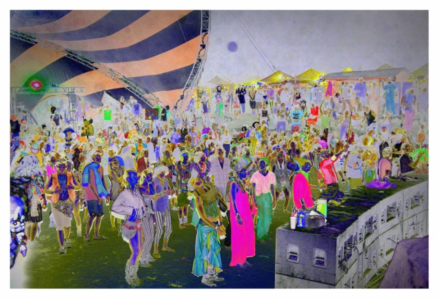 Sarah Anne Johnson Zombie Dance, 2015 photoshopped chromogenic print 28 x 42 in. Courtesy Stephen Bulger Gallery, Toronto; Galerie Division, Montreal; Julie Saul Gallery, New York