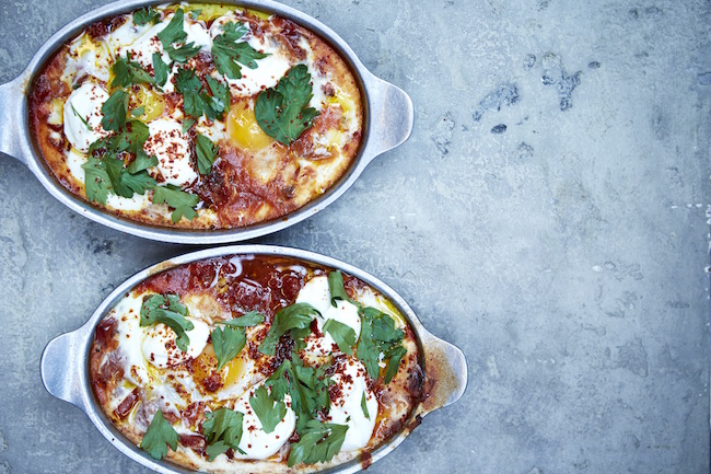 Baked eggs, courtesy of Caravan