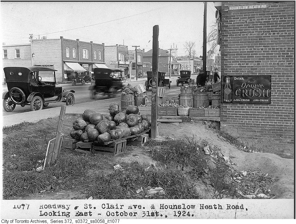 St. Clair Avenue and Hounslow Heath Road, looking east | © Toronto History/Flickr
