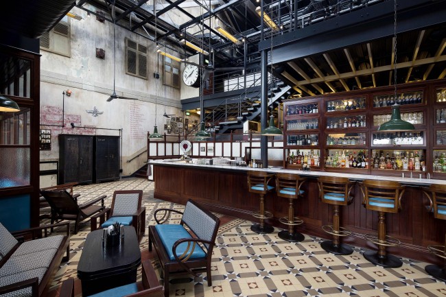 Inside the Kings Cross branch, courtesy of Dishoom