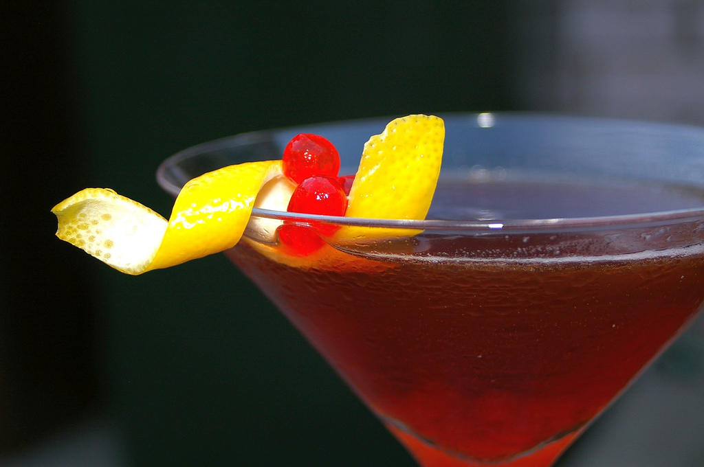 Rum Manhattan with Maraschino Caviar| © My Aching Head/flickr