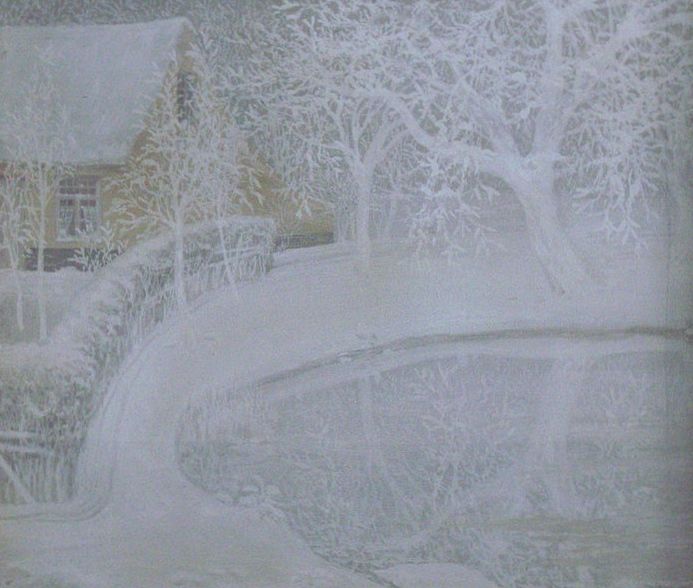 Jardin sous la neige (Garden in the snow) | © WikiCommons