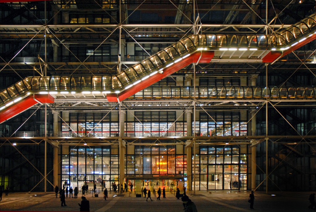 L'entrée du centre Georges Pompidou - © Jean-Pierre Dalbéra/flickr