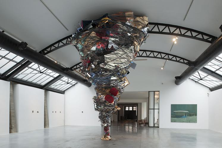 José Yaque Interior with Hurricane, 2016 Installation, Variable materials and dimensions | Courtesy of CAB