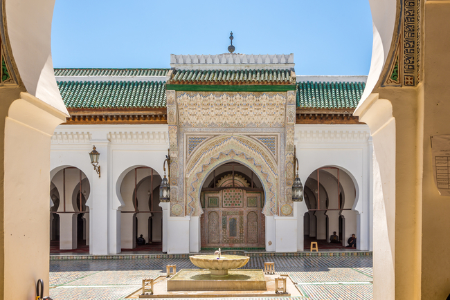 The University of Quaraouyine courtyard | © Milosk50/Shutterstock