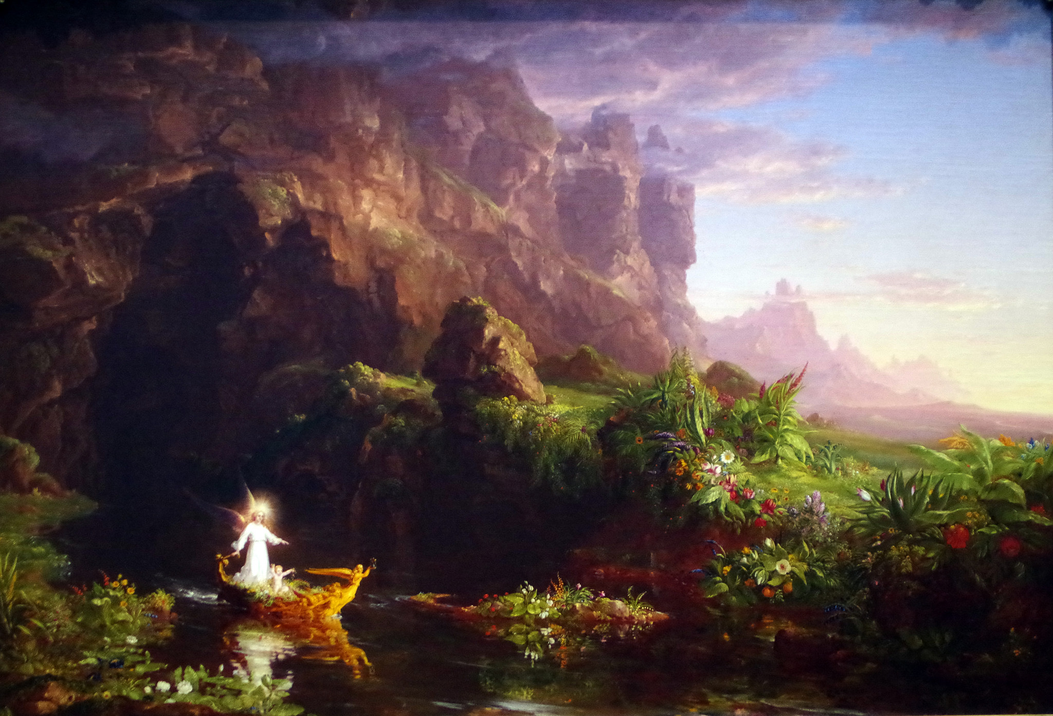 Thomas Cole's The Voyage of Life, Childhood | © Mike Steele/Flickr