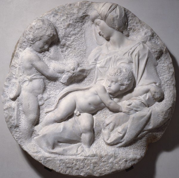 Taddei Tondo, by Michelangelo, c.1504-1505