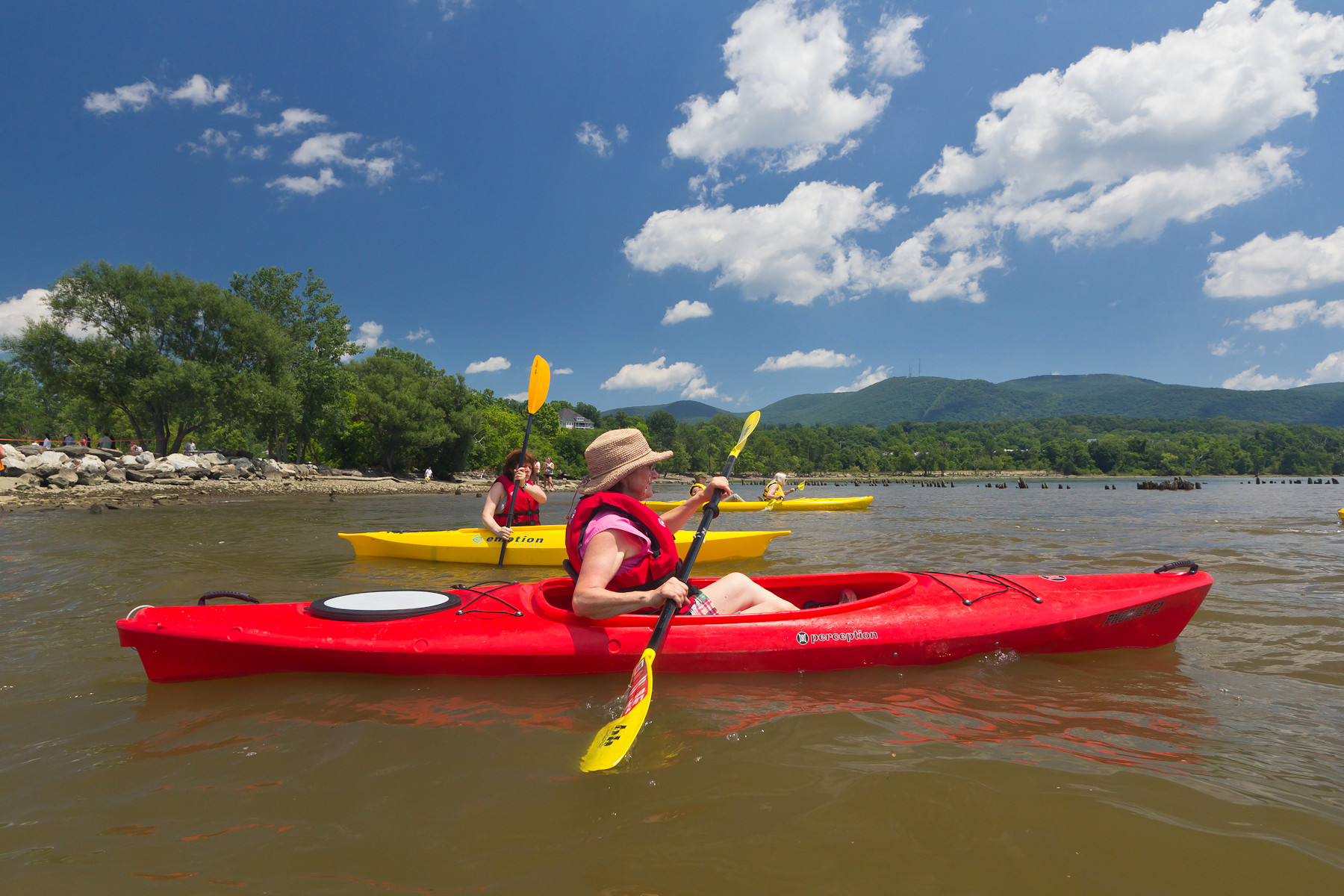 Kayaking from Long Dock Park on the Hudson River | Image Courtesy of Robert Rodriguez, Jr.