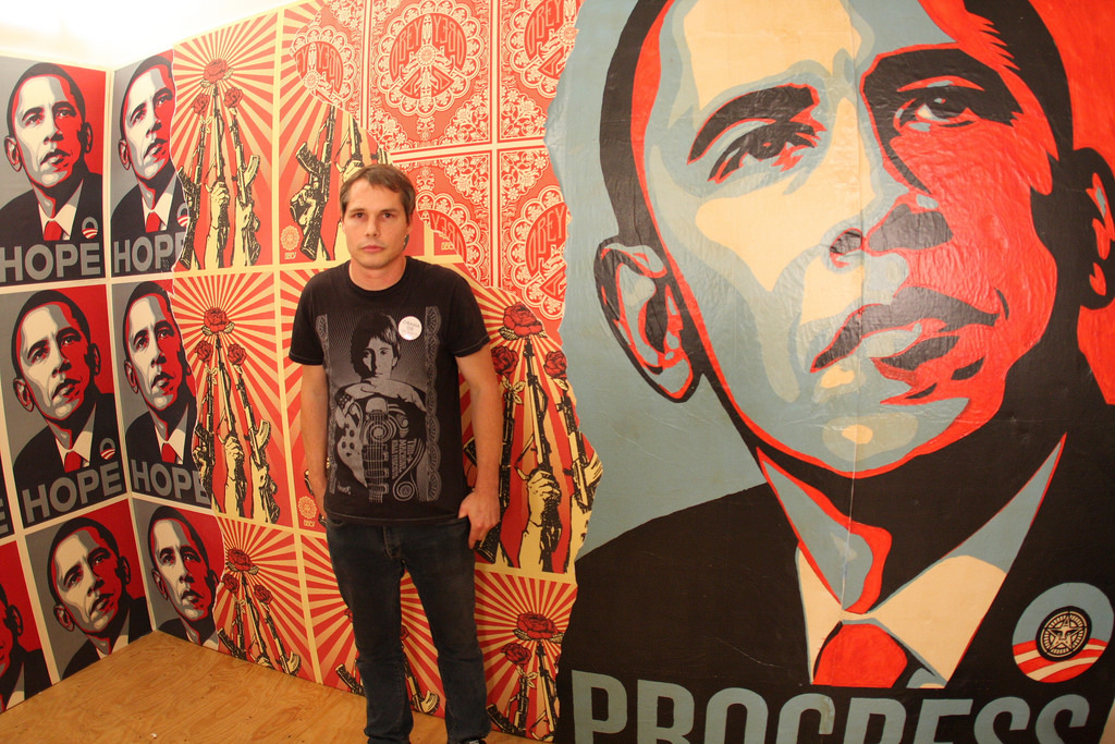 Obama Hope artwork © Hrag Vartanian/Flickr
