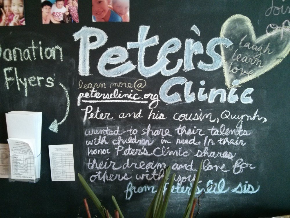 Peter's Clinic at Short N Sweet Cafe | Courtesy of Michael P.