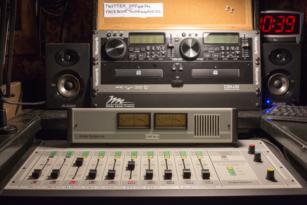 The BFF.fm mixer panel © Scott Schiller/Flickr