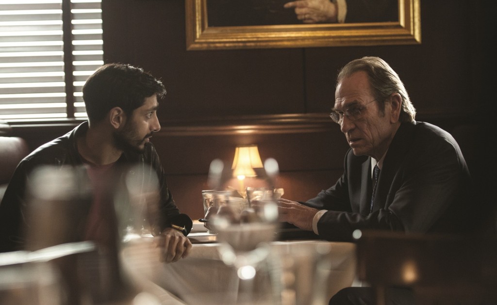 Riz opposite Tommy Lee Jones in Jason Bourne (Universal Pictures)