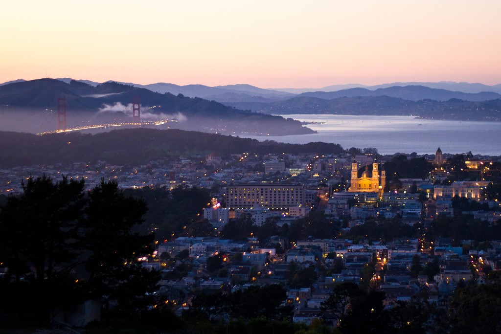 Sunset from Twin Peaks © Tony Webster/Flickr