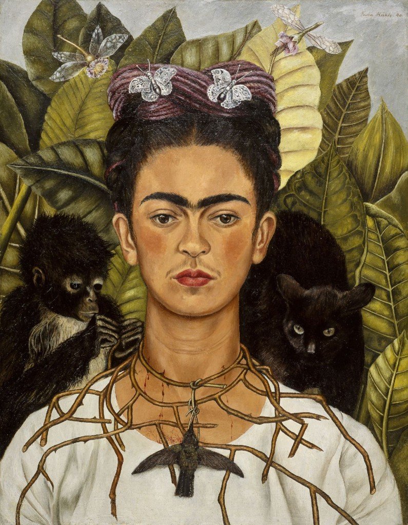 Autoretrato con collar de espinas | © libby rosof/Flickr