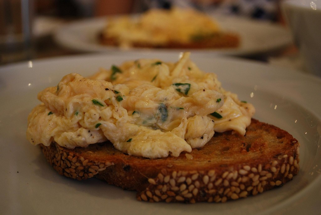 Scrambled Eggs on Dench Wholegrain Toast ©Alpha