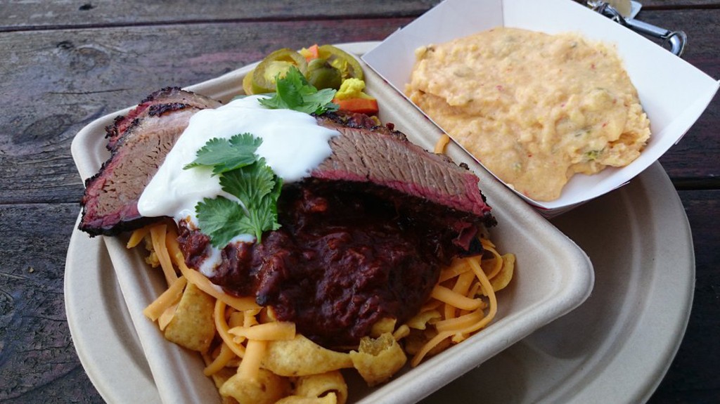 Brisket Frito Pie at Micklethwait Craft Meats | Courtesy of Nikki Casillas