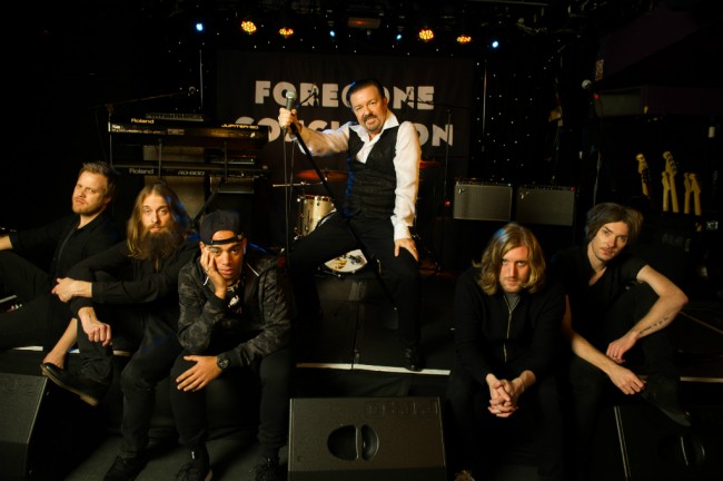 David Brent with his band Foregone Conclusion | Entertainment One