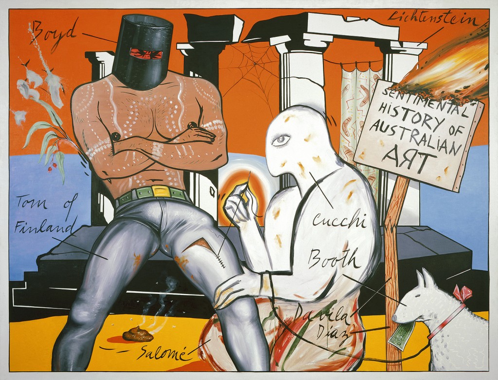 Photographer: Mark Ashkanasy: Sentimental History of Australian Art © Juan Davila, Courtesy Kalli Rolfe Contemporary Art