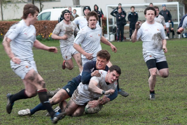 Rugby players at Trinity College | © commons.wikimedia.org