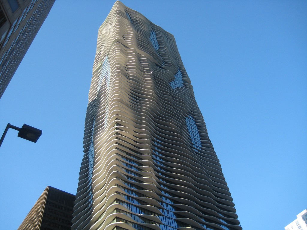 Aqua Tower, courtesy of Flickr: Julen Iturbe-Ormaetxe