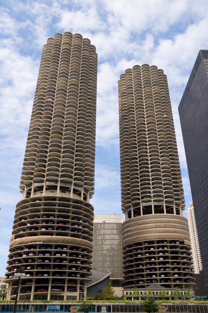 Marina City, courtesy of Wikimedia Commons