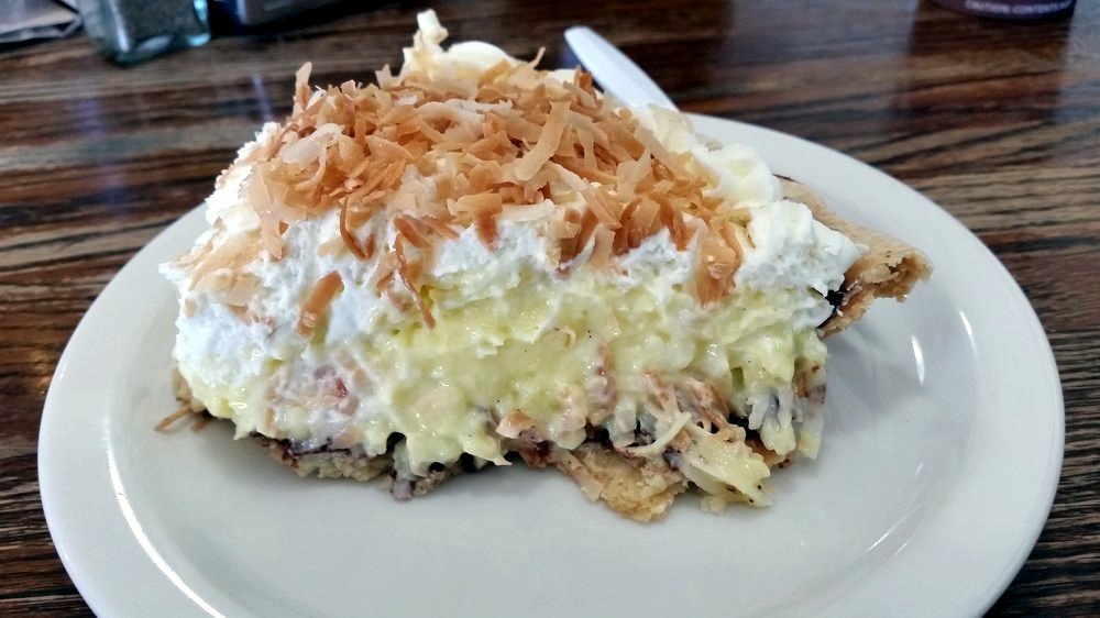 Coconut Cream Pie at Upper Crust Bakery | Courtesy of Phillip B. of Yelp