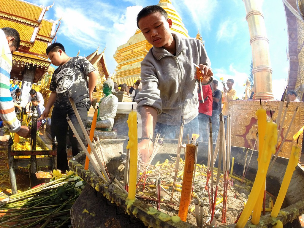 Wat Phra That Doi Suthep in Chiang Mai/Courtesy of Kelly Iverson
