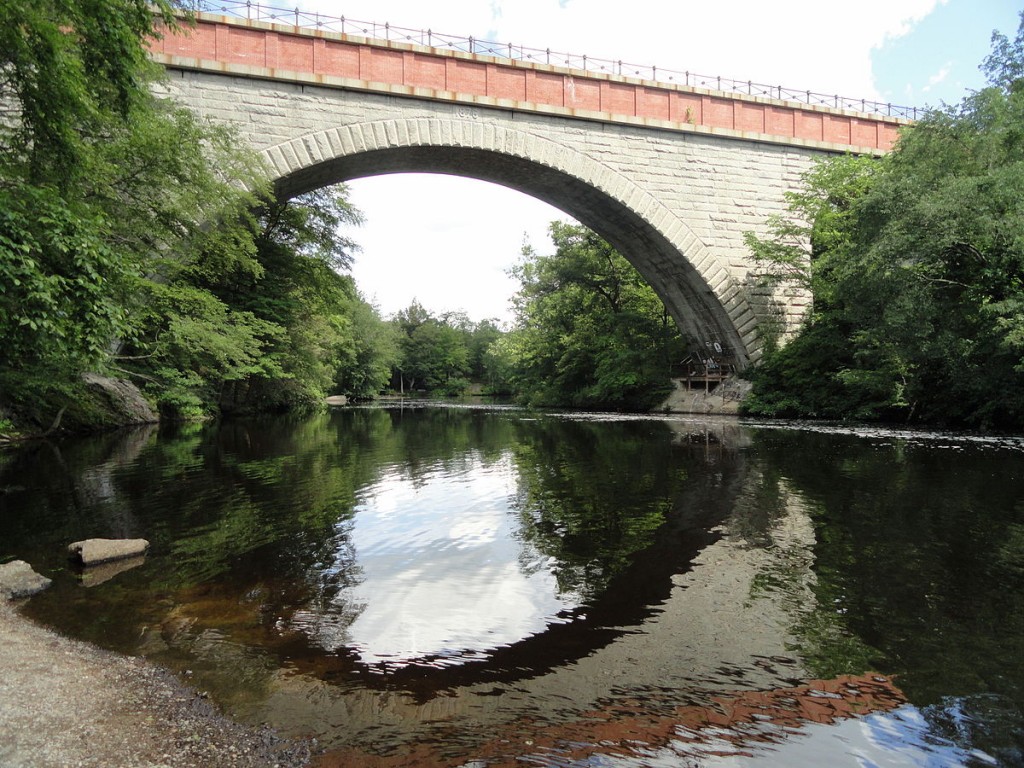 Echo Bridge in Newton| ©Daderot/Wikipedia