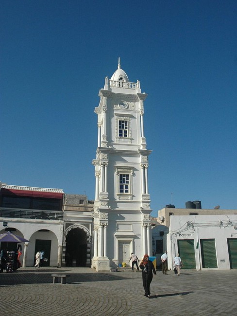 Clock Tower Square in the Old City of Tripoli was a prominent gathering point in the Ottoman Era. This was the only remaining café in the 1990’s, purposefully neglected by Gaddafi to deter intellectuals