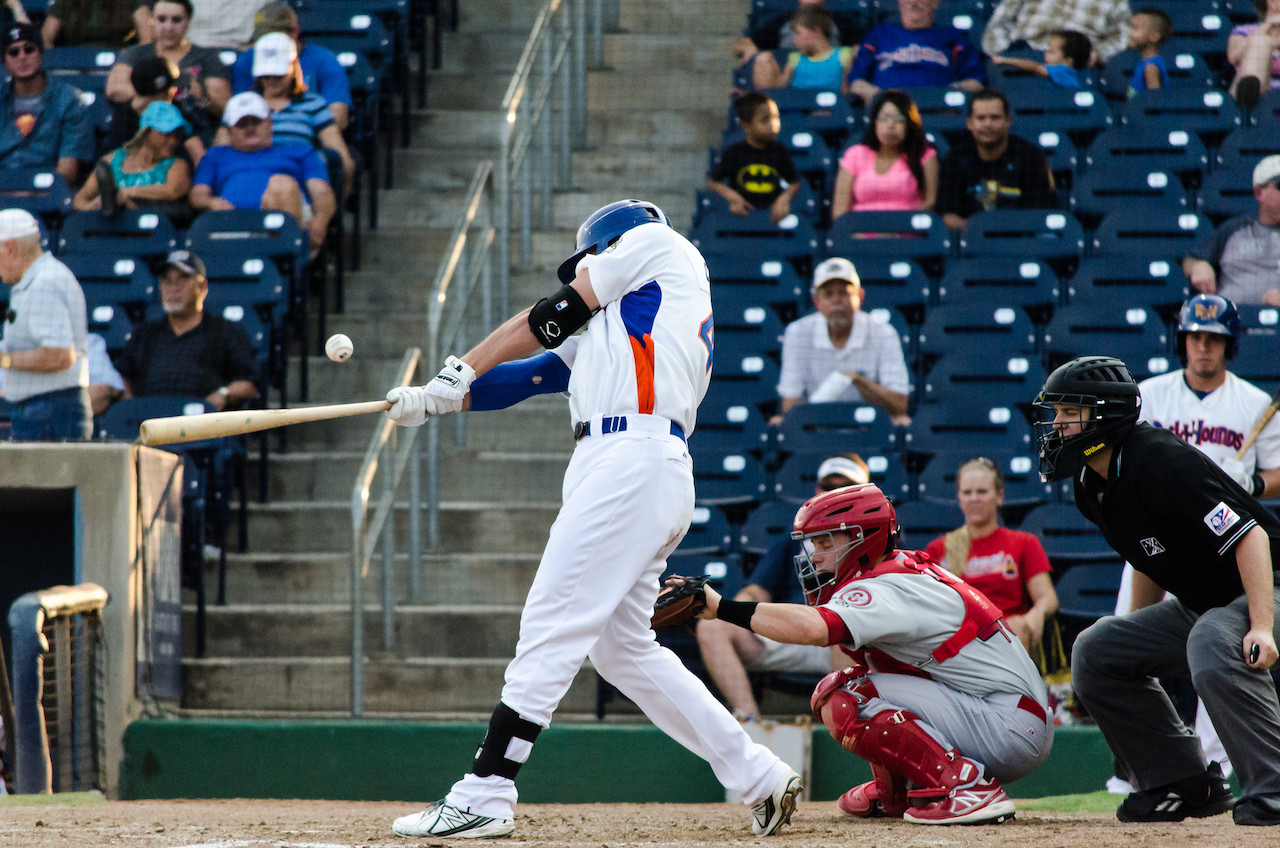 Infield flyball, Security Bank Ballpark, Midland | © LoadedAaron/Flickr