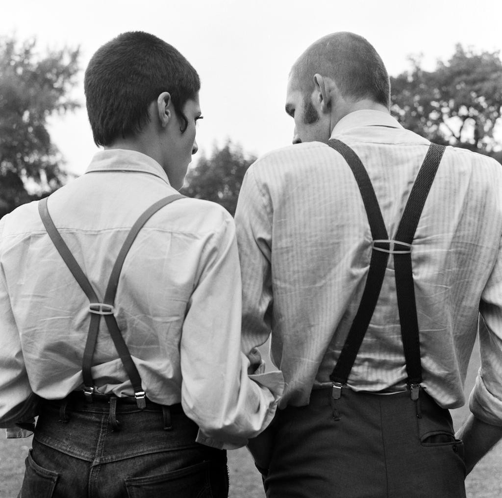 Two young people wearing skinhead fashion in Finchley, October 1969 | Courtesy of Frances Lincoln Publishers Ltd