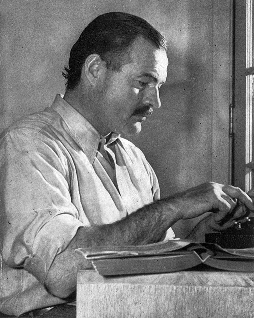 Ernest Hemingway, courtesy of Wikipedia
