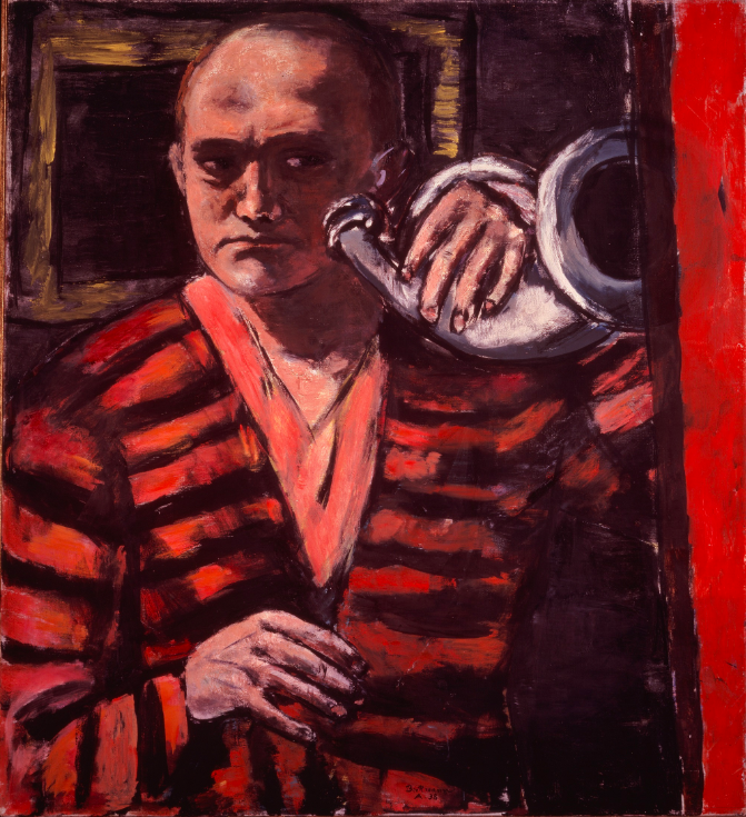 'Self Portrait With Horn' (1938) | © 2016 Artists Rights Society (ARS), New York / VG Bild-Kunst, Bonn