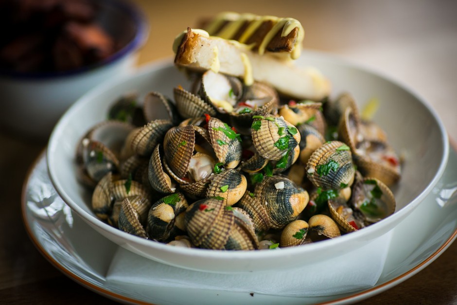 Cockles and mussels at The Winding Stair
