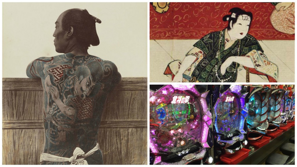 A tattooed man in 1875 | © Kusakabe Kimbei/WikiCommons / Kabukimono | © WikiCommons / Yakuza operate thousands of legitimate businesses | © Alicia Joy
