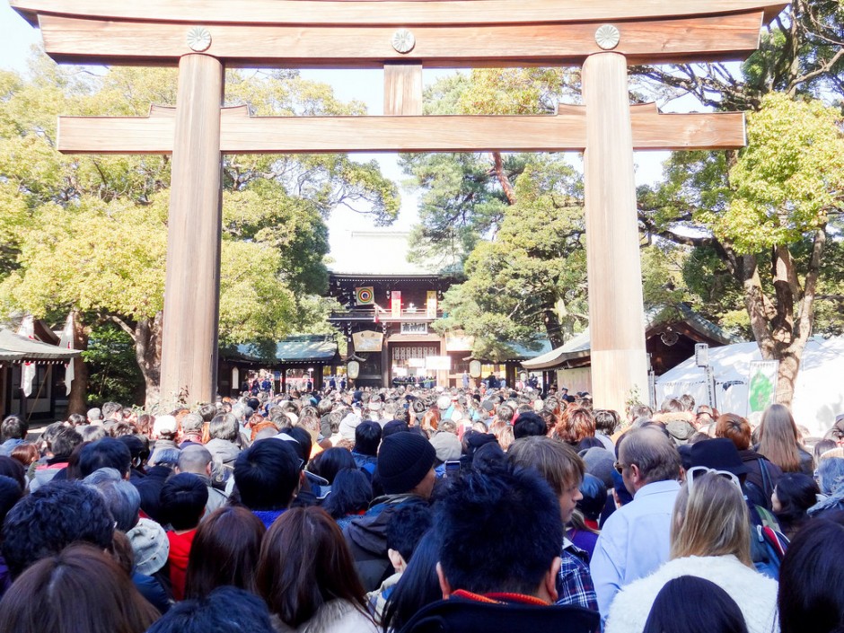 Hatsumode Meiji Jingu Shrine | © Dick Thomas Johnson/Flickr