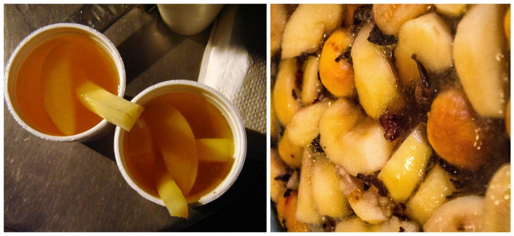 Ponche with the all important sticks of sugar cane | © laap mx/Flickr / Ponche in progress | © Valeria Ramos/Flickr