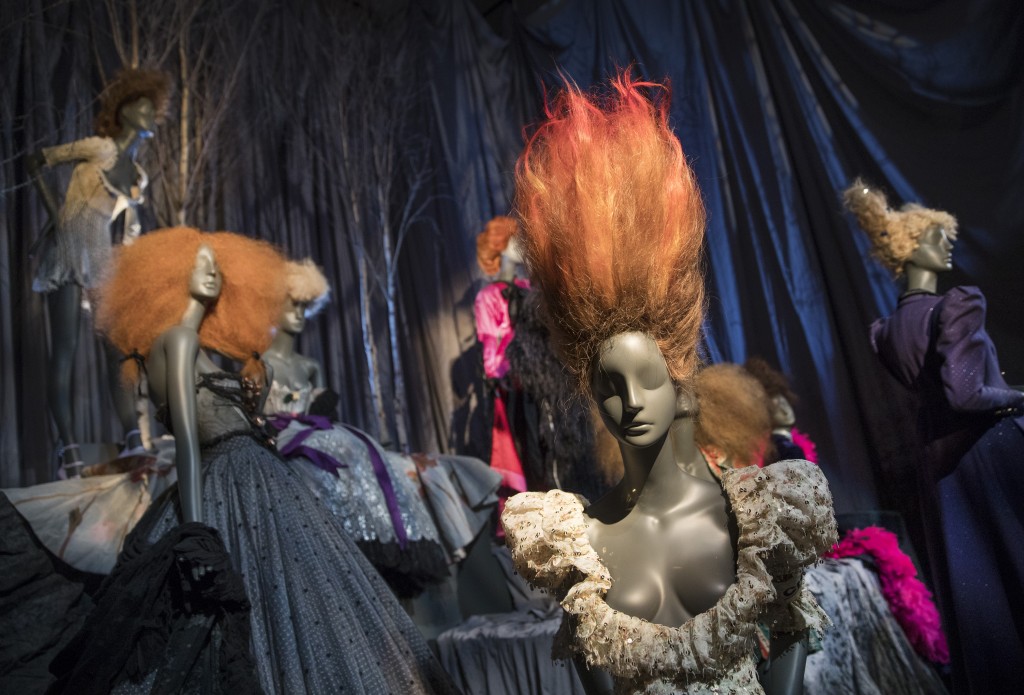 Display of mannequins dressed in Vivienne Westwood at 'Hair by Sam McKnight'. Photo: Peter Macdiarmid