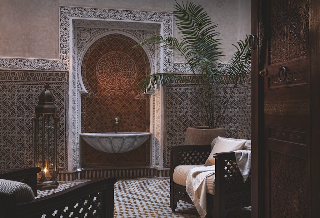 Premier Riad patio at the Royal Mansour | © Royal Mansour
