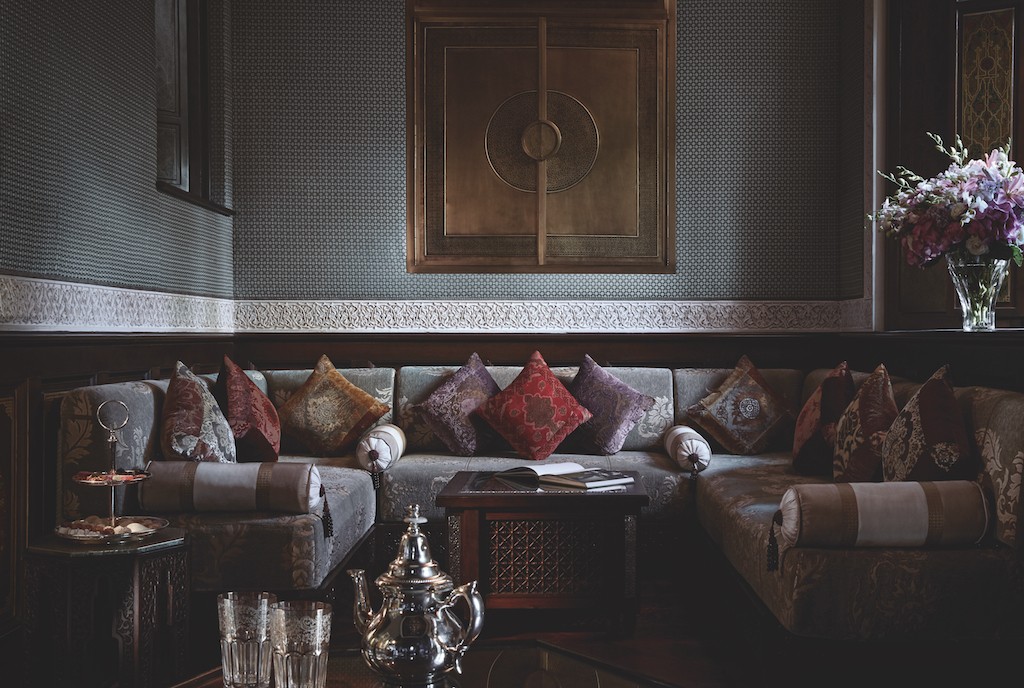 Living room in the privilege riad at the Royal Mansour | © Royal Mansour